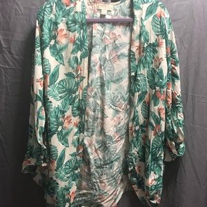 🍍 Forever 21 Tropical Kimono 🌺